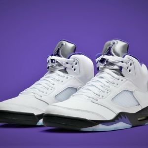 Jordan 5 Retro Concord - youth size 2.5